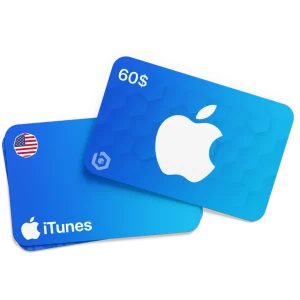 گیفت کارت 60 دلاری اپل آیتونز آمریکا