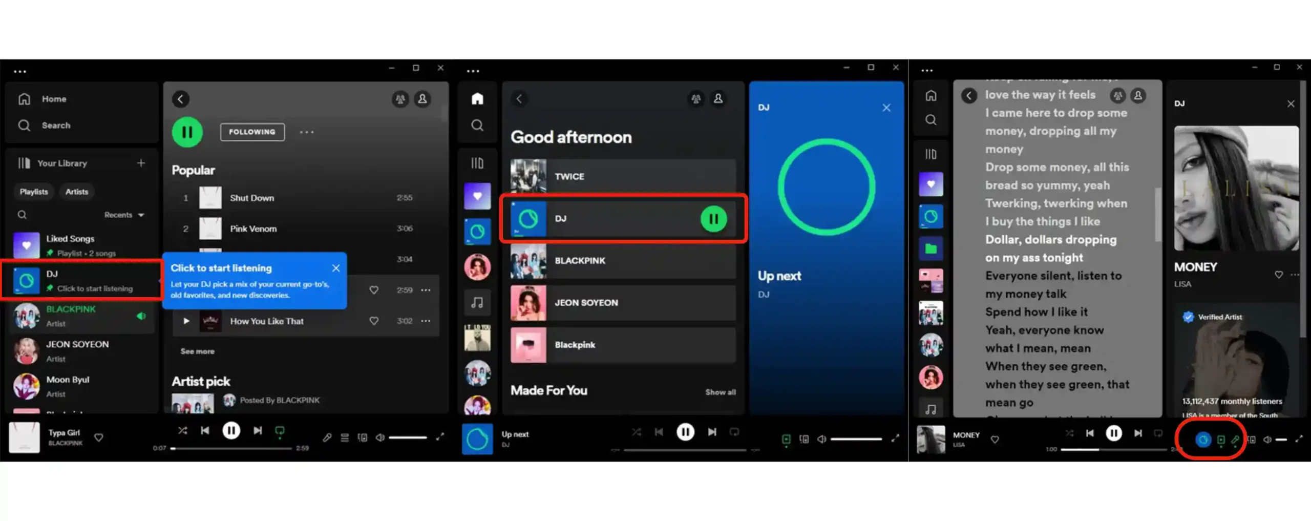 روش استفاده از DJ AI در اسپاتیفای روی ویندوز و macOS