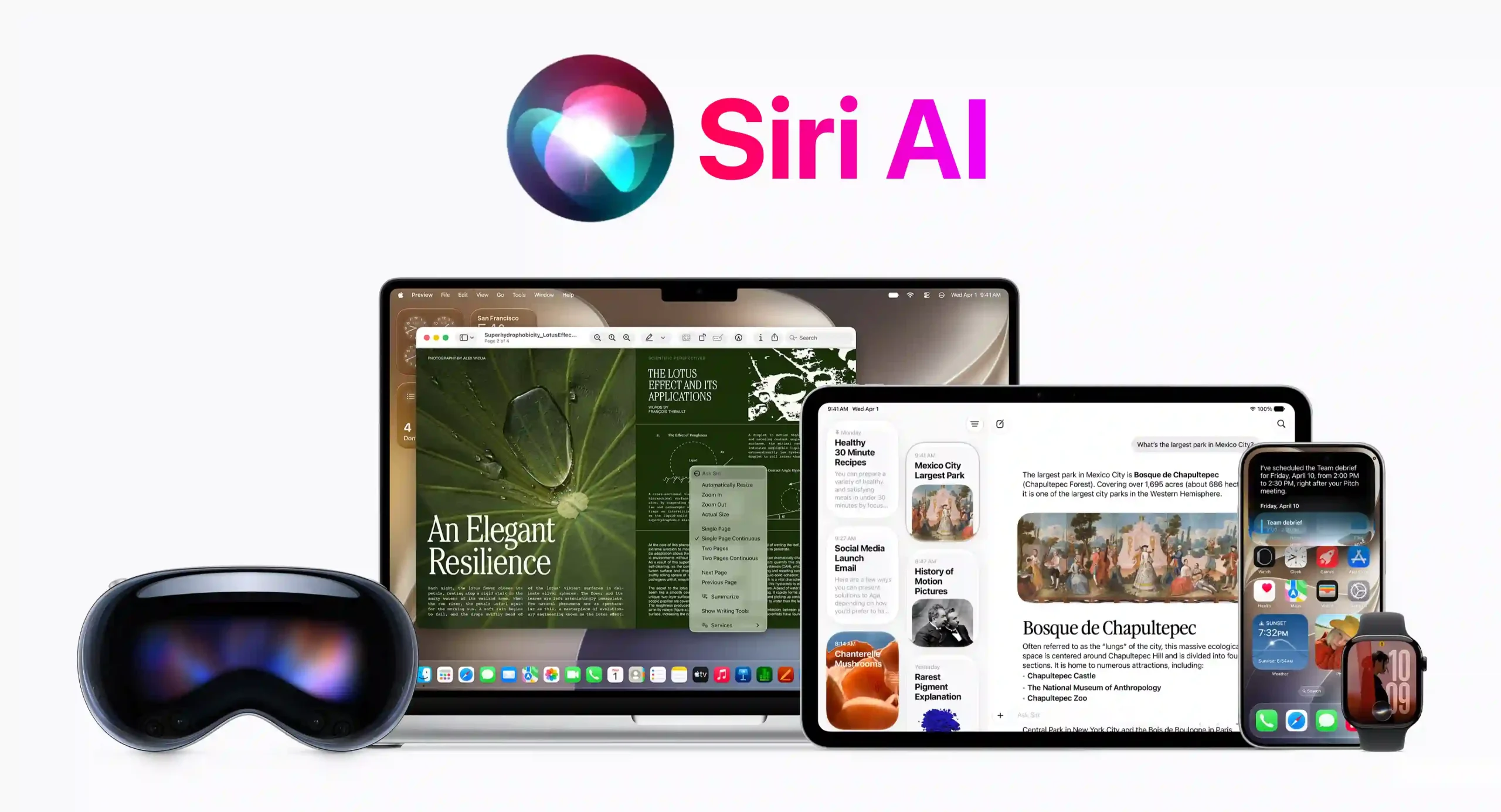 معرفی هوش مصنوعی اپل Siri AI